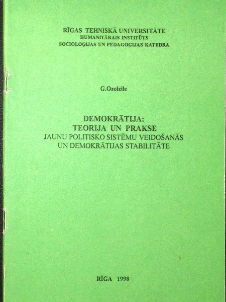 Demokrātija: Teorija un prakse