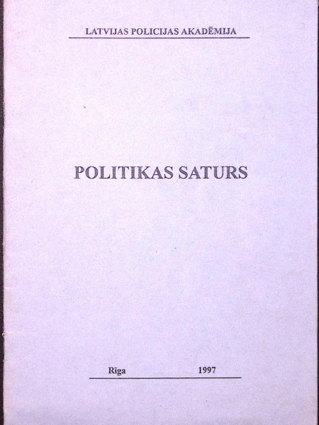 Politikas saturs