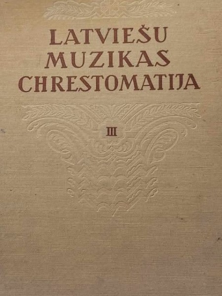 Latviešu muzikas chrestomatija