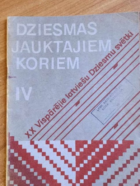 Dziesmas jauktajiem koriem IV