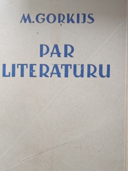 Par literatūru. Apceres un runas 1928-1935