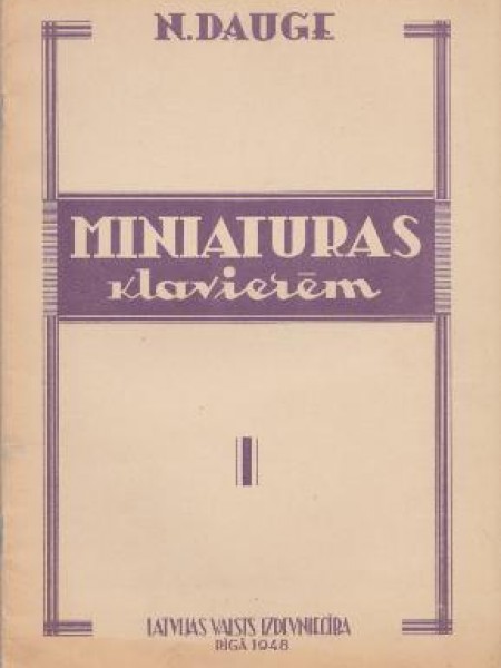 Miniaturas klavierēm I