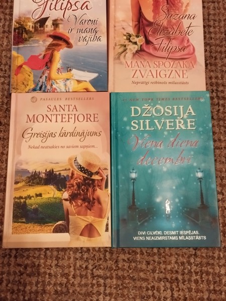 Viena diena decembrī,Mana spožākā zvaigzne,Greisijas kārdinājums,Varoņi ir mana vājība