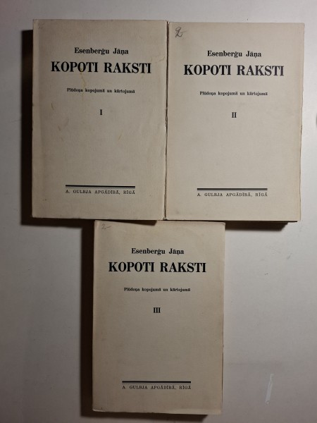 Esenbergu Jāņa Kopoti raksti I-III