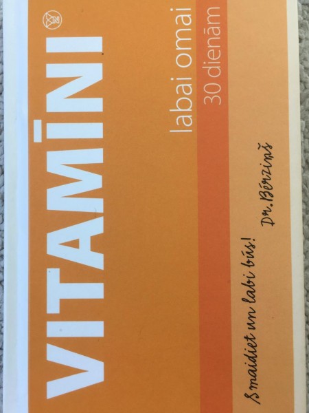Vitamīni labai omai
