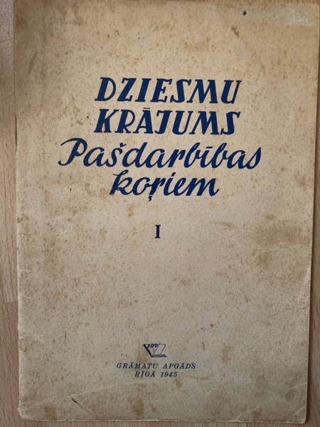 Dziesmu krājums pašdarbības koriem I