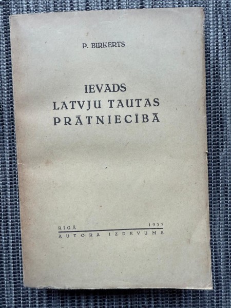 Ievads Latvju tautas prātniecībā