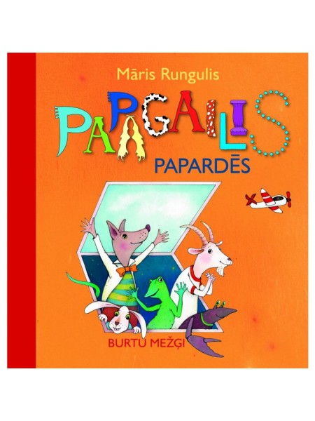 Papagailis papardēs. Burtu mežģi