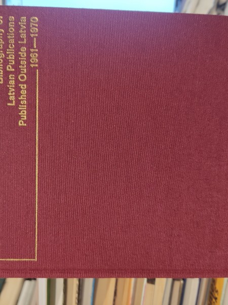 Latviešu trimdas izdevumu bibliografija 1961 - 1970