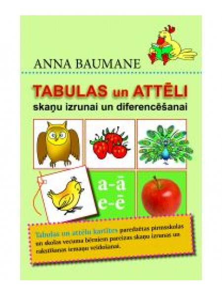 Tabulas un attēli  skaņas izrunai un difirencēšanai