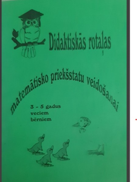 Didaktiskās rotaļas matemātisko priekšstatu veidošanai 3-5 gadus veciem bērniem