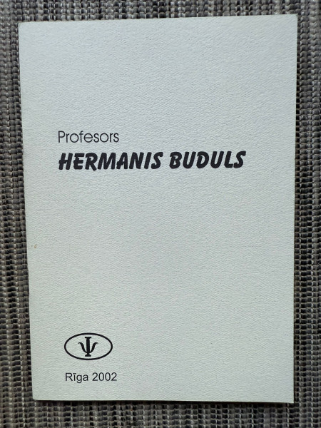 Profesors Hermanis Buduls