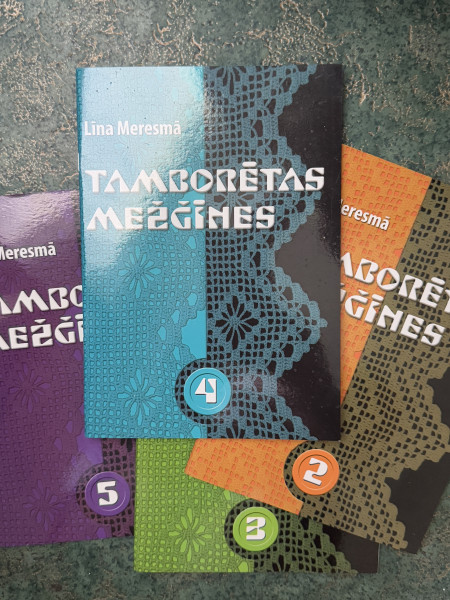 Tamborētas mežģīnes 2., 3., 4., 5.