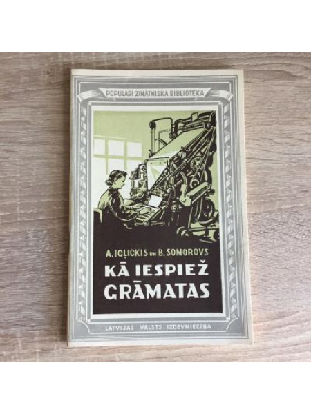 Kā iespiež grāmatas