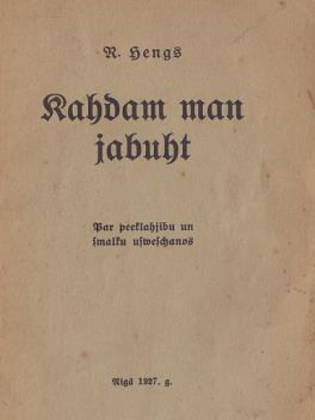 Kādam man jābūt. Par pieklājību un smalku uzvešanos