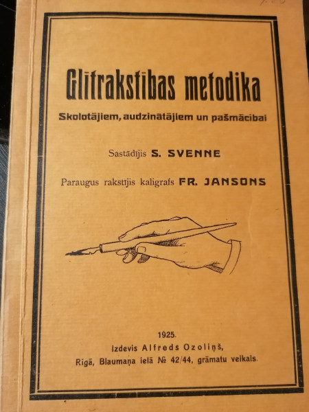 Glītrakstīšanas  metodika