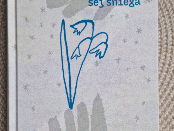 Ļaudis, kas sēj sniegā