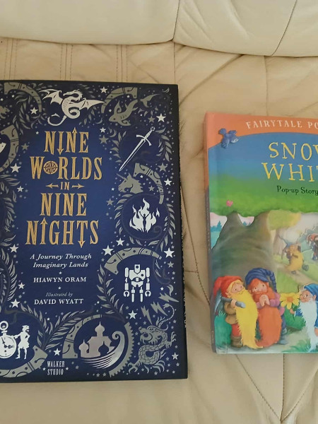 Nine Worlds in Nine Nights: A Journey Through Imaginary Lands (Walker Studio) Hardcover – October 3,