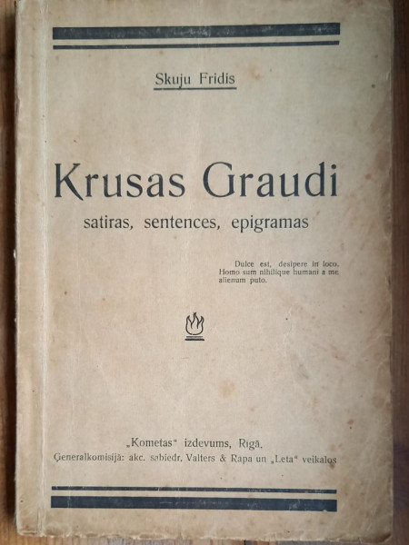 Krusas graudi. Satīras, sentences, epigramas.