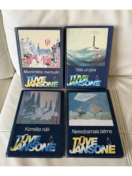 KOMPLEKTS: Mumintēta memuāri; Komēta nāk; Tētis un jūra; Neredzamais bērns